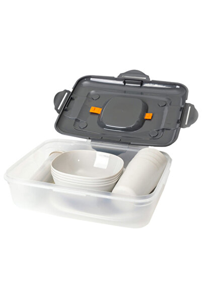Platinet Set de picnic și camping din 26 de piese pentru 4 persoane