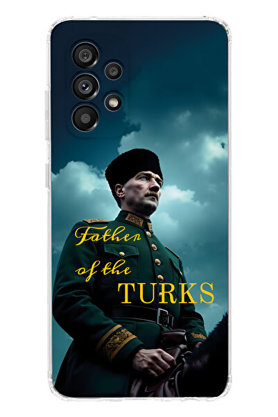 moonset Samsung Galaxy A13 Uyumlu Baskılı Yumuşak Silikon Şeffaf Telefon Kılıfı