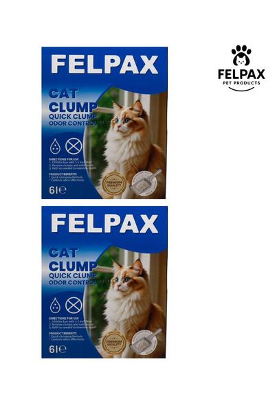 Felpax Premium Hızlı Topaklanan Kedi Kumu Marsilya Sabun Kokulu 6 Lt x 2 Adet