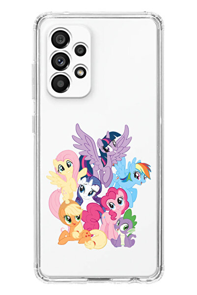 moonset Samsung Galaxy A52 Uyumlu Baskılı Yumuşak Silikon Şeffaf Telefon Kılıfı