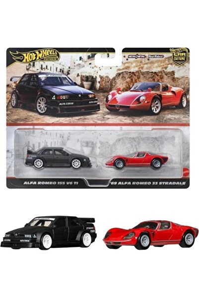 HOT WHEELS 1:64 Premium Car Culture 2'li Paket ALFA ROMEO 155 V6 TI - 69 ALFA...