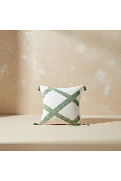 Shopyteks Geometric Patterned Modern Minimalist Decorative Throw Pillow Cover...