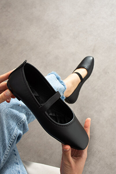 BYRAMSE Balerini de damă cu design ușor și elegant, pantofi de birou și de ca...