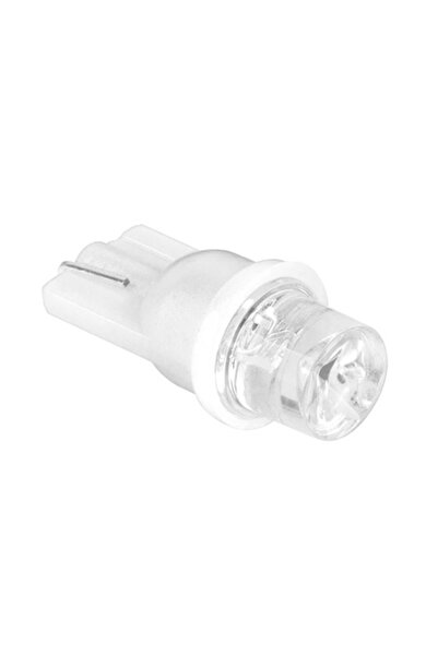 Lechpol Bec indicator LED alb 12V pentru bord, W2.1x9.5D, Pachet de 10