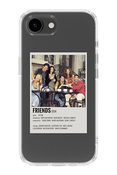 moonset Iphone 16E Uyumlu Baskılı Yumuşak Silikon Şeffaf Telefon Kılıfı