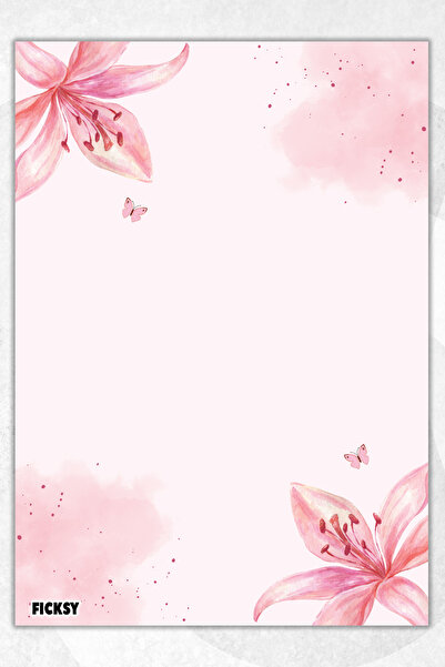 Ficksy دفتر ملاحظات A5 بدون خطوط - 50 ورقة - مذكرة - دفتر ملاحظات - ورق ملاحظات