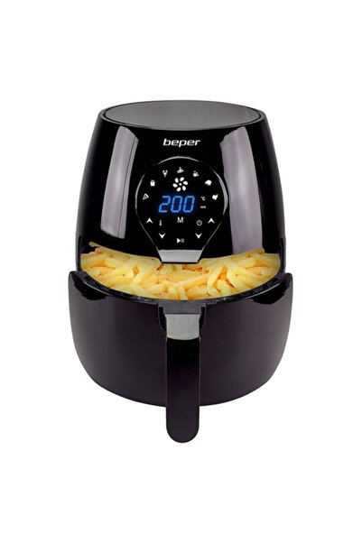 BEPER Friteuză digitală cu aer cald 5L, 1450W, 7 Programe, Temperatură reglab...