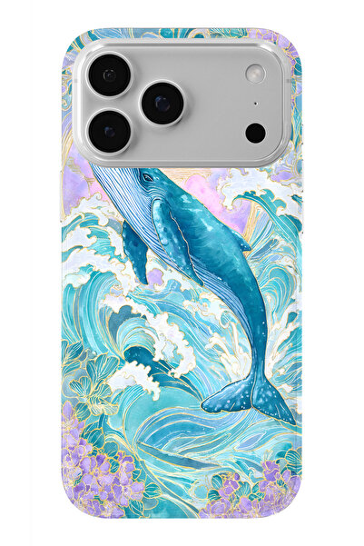 moonset Iphone 17 Pro Uyumlu Baskılı Yumuşak Silikon Şeffaf Telefon Kılıfı