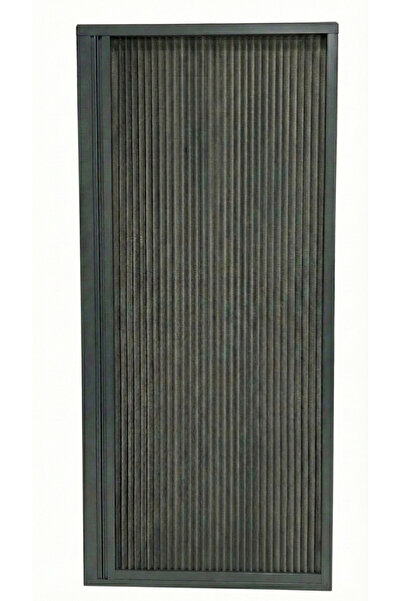 Nakkash EXCLUSIVE 100x200 Termal Kumaş Akordion Kapı Antrasit