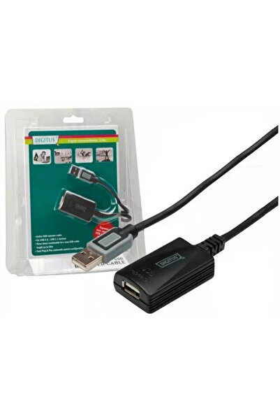 Digitus Repeater USB 2.0 USB A soclu - USB A mufa 5m DA-70130-4