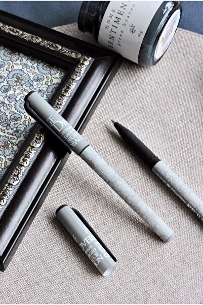 Nova Crafts Gray Atlas Themed Oil-Based Oil Ink Pen 0.7 Blue