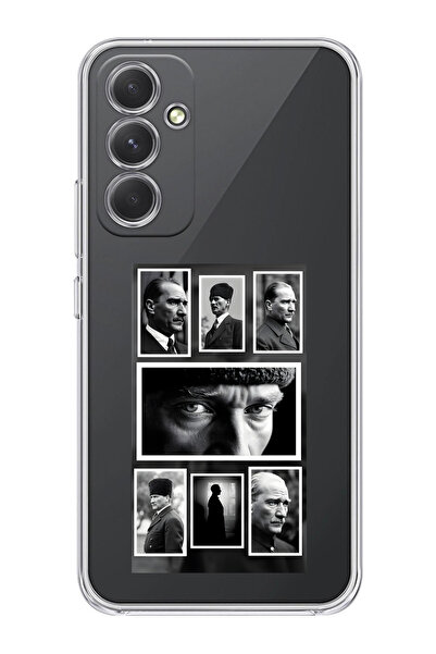 moonset Samsung Galaxy S24 Uyumlu Baskılı Yumuşak Silikon Şeffaf Telefon Kılıfı