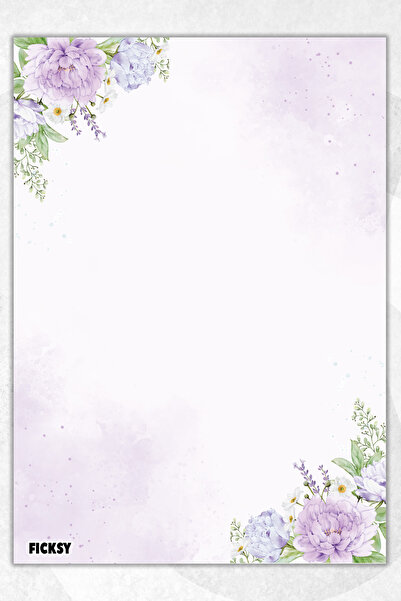 Ficksy دفتر ملاحظات A5 بدون خطوط - 50 ورقة - مذكرة - دفتر ملاحظات - ورق ملاحظات