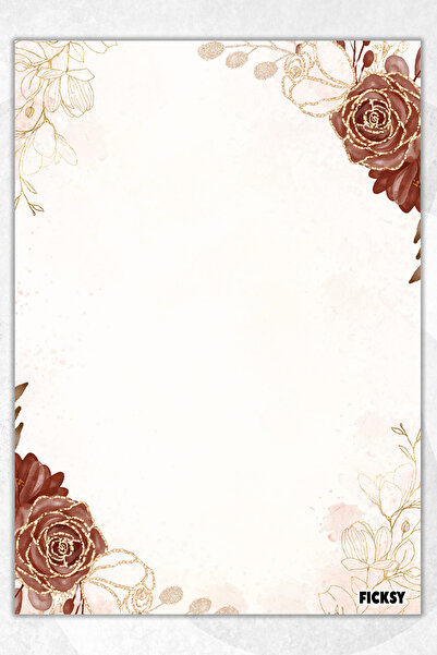 Ficksy دفتر ملاحظات A5 بدون خطوط - 50 ورقة - مذكرة - دفتر ملاحظات - ورق ملاحظات