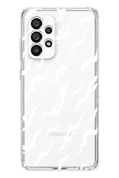 moonset Samsung Galaxy A52 Uyumlu Baskılı Yumuşak Silikon Şeffaf Telefon Kılıfı