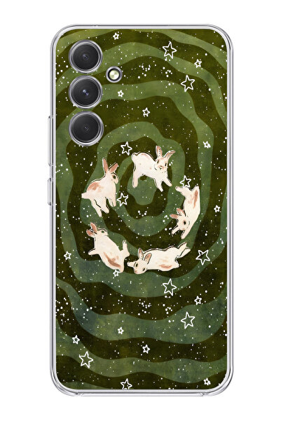 moonset Samsung Galaxy S24 Plus Uyumlu Baskılı Yumuşak Silikon Şeffaf Telefon...