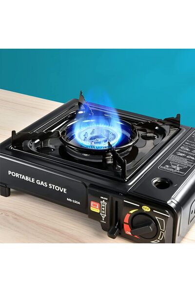DUX Camping Gas Stove Portable Gas Cooker Single Burner, Automatic Ignition S...