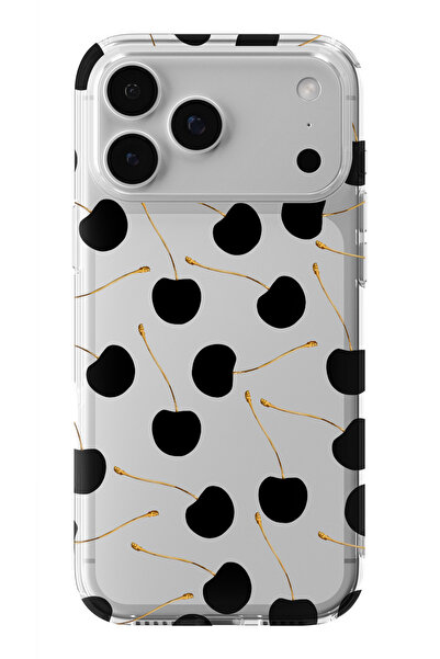 moonset Iphone 17 Pro Uyumlu Baskılı Yumuşak Silikon Şeffaf Telefon Kılıfı