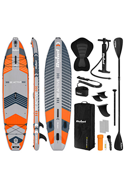 Rebel ACTI Set Placă SUP Gonflabilă 335 cm cu Scaun și Pompă