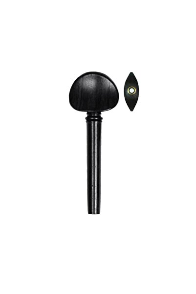 Audiosat KAM 4/4 Cello Tuning Peg, Black Ebony, Parisian Eye Model, India