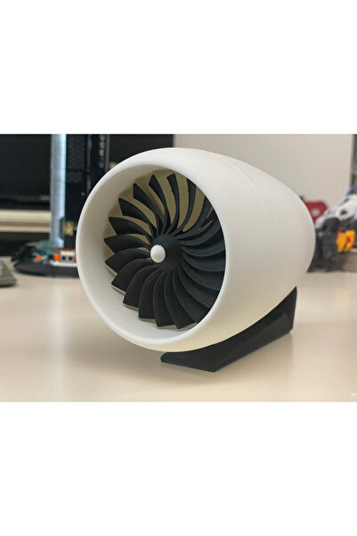 TSC 13CM Dekoratif Uçak Motoru Modeli Ev Salon Ofis Masa Üstü
