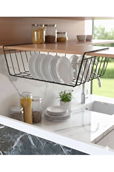 UG Home Μαύρος οργανωτής ραφιών εσωτερικού ντουλαπιού, κρεμαστό ράφι, θήκη γι...