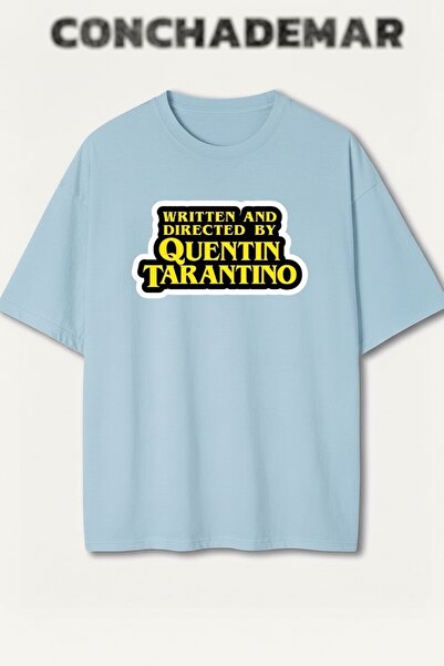 Vordevia Quentin Tarantino Printed Premium Oversize Cotton T-Shirt