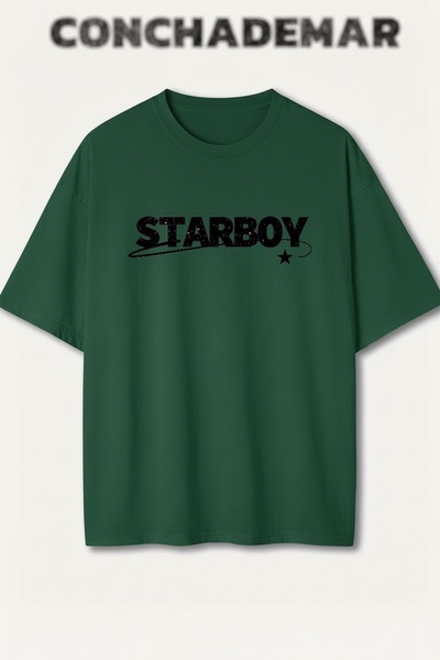 Vordevia Starboy Printed Premium Oversize Cotton T-Shirt
