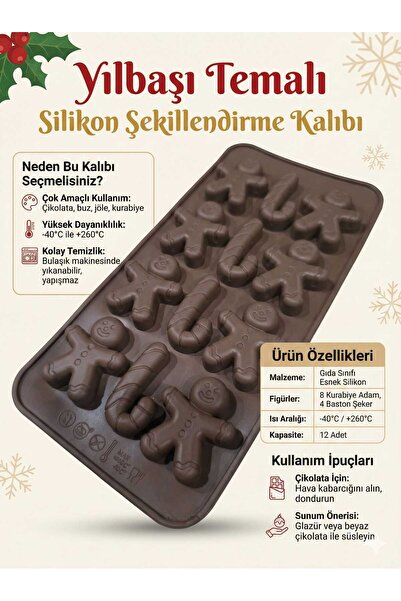 LOVYCO قالب سيليكون لصنع الشوكولاتة والجيليوبون والشموع على شكل رجل كعكة الزن...