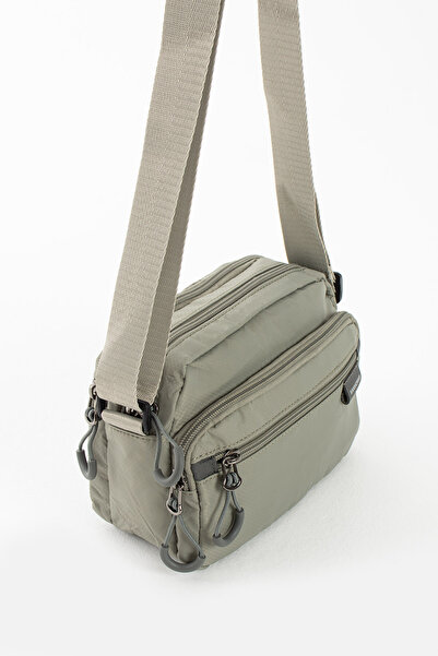 Lifonbag Women's 4-Compartment Water-Resistant Parachute Fabric Shoulder Bag ...