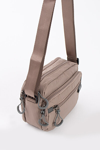 Lifonbag Women's 4-Compartment Water-Resistant Parachute Fabric Shoulder Bag ...