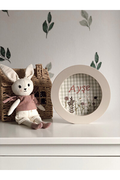 Nur Baby Kişiye özel isimli pano obje dik durabilen