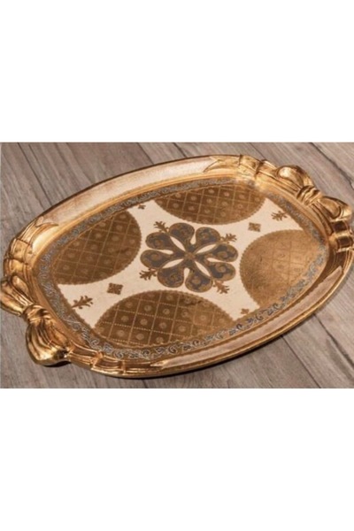 Handmade Esterhomedecor Original Italian Rosewood Tray for 6 People