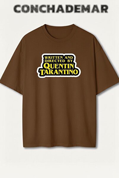 Vordevia Quentin Tarantino Printed Premium Oversize Cotton T-Shirt