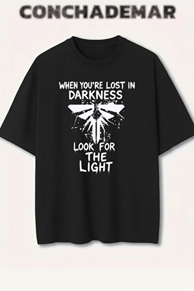 Vordevia The Last of Us Printed Premium Oversize Cotton T-Shirt