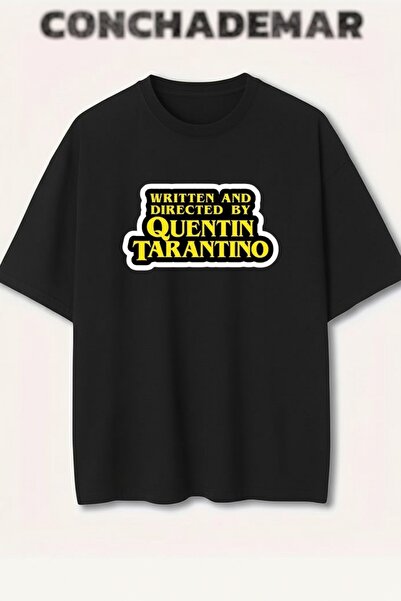 Vordevia Quentin Tarantino Printed Premium Oversize Cotton T-Shirt