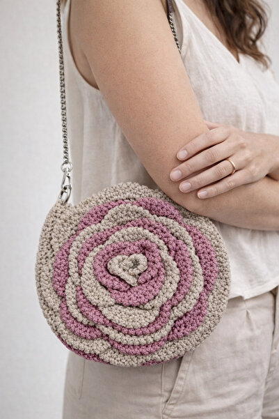 ÇAĞ MODA AKSESUAR Handmade knitted bag