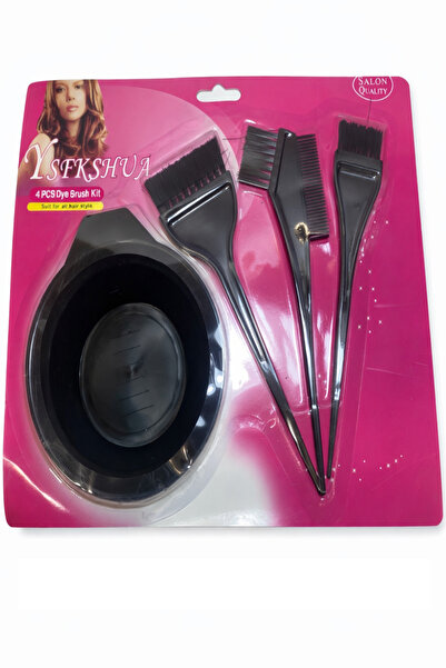 OEM Set bol și pensule pentru vopsit părul – 4 piese, uz profesional