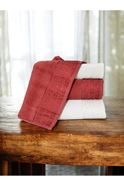 Arliva Home Bath Towel Set 100% Cotton 2 Pieces 50X90 cm and 2 Pieces 90X150 cm