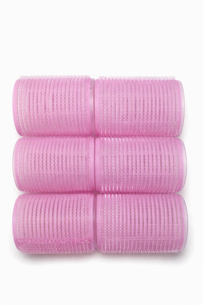 OEM Bigudiuri autoadezive pentru păr – set 6 bucăți, roz