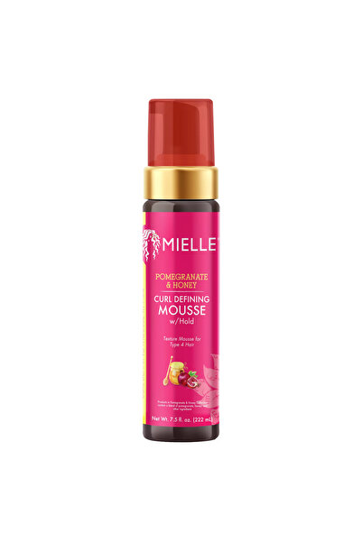 MIELLE Spumă fixatoare cu rodie și miere pentru bucle, 222 ml