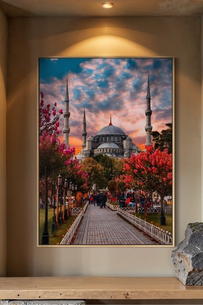 ARTAN GALLERY İtalyan Kadife Sultanahmet Camii Duvar Tablosu | İstanbul | Yağ...