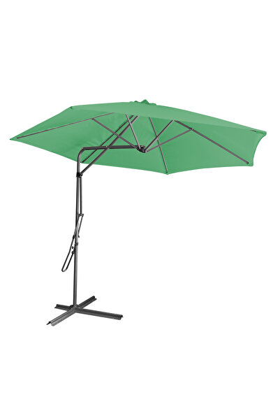 AtikCamp Argeus Yandan Kollu Katlanabilir Bahçe ve Balkon Şemsiyesi Yeşil