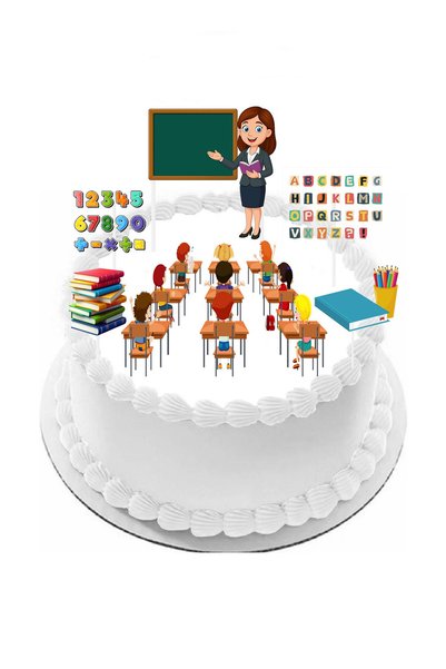 Pasta9 Teacher-Themed Cake Will Come Out Just Like the Toothpick.