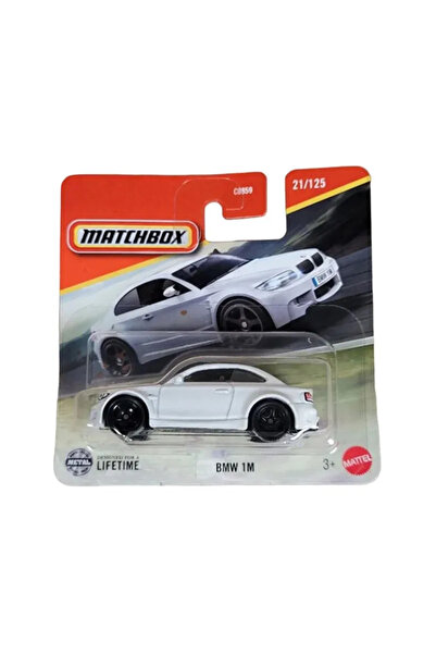 Matchbox Car Model, BMW 1M, White, Scale 1:64