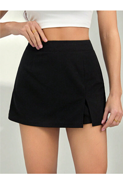 SLAW REZZ Slit Skirt Shorts Skirt