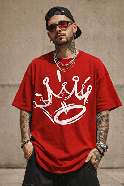 Infire clothing 100% Cotton Crown Printed Oversize T-Shirt