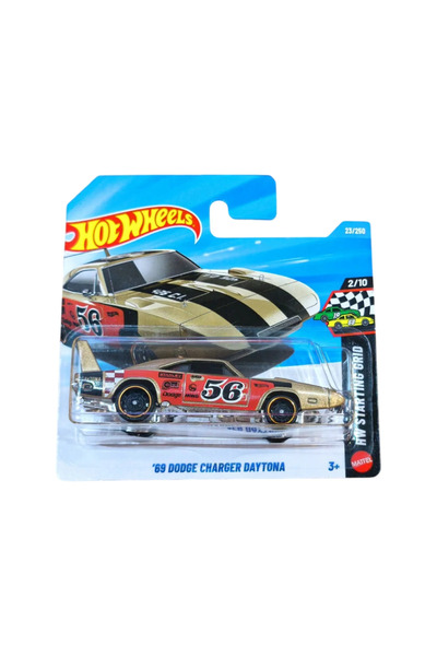 HOT WHEELS , Dodge Charger Daytona '69, Gold, Scale 1:64