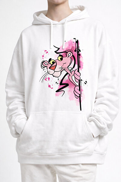 Infire clothing سويت شيرت بقلنسوة مطبوع عليه 100% قطن مقاس كبير للجنسين