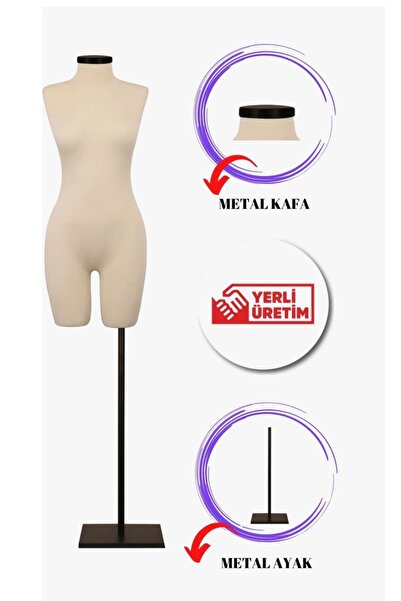 MD Vİtrin Dekorasyon 38 BEDEN PANTALON GİYEBİLEN PROVA TERZİ MANKENİ DİKİNE İ...